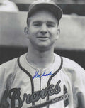 AUTOGRAPHED MEL ROACH 8x10 Milwaukee Braves photo