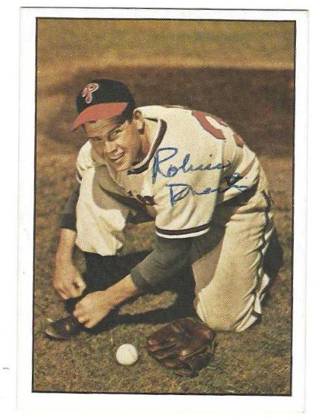 Autographed  ROBIN ROBERTS Philadelphia Phillies 1979 TCMA Card #4