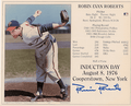 Autographed ROBIN ROBERTS Philadelphia Phillies 8x10 HOF Induction Day Card