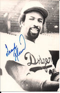 Autographed FRANK ROBINSON BW Rowe Post Card