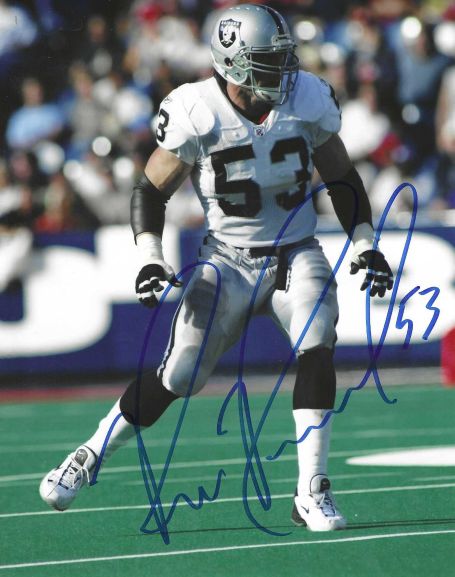 Autographed  BILL ROMANOWSKI 8X10 Oakland Raiders Photo