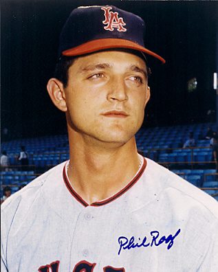 AUTOGRAPHED  photo PHIL ROOF Angels