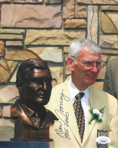 Autographed DAN ROONEY "HOF 2000" 8X10 Pittsburgh Steelers Photo JSA COA