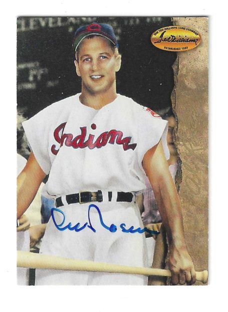 Autographed AL ROSEN Cleveland Indians 1994 Ted Williams Card Company Card