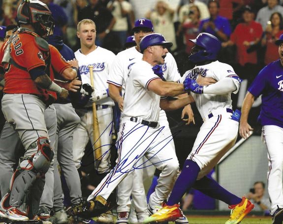 AUTOGRAPHED COREY RAGSDALE 8x10 Texas Rangers photo