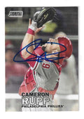Autographed CAMERON RUPP Philadelphia Phillies 2016 Topps Stadium Club Card