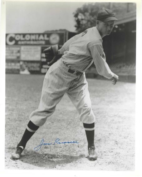 AUTOGRAPHED JACK RUSSELL 8X10 Washington Senators Photo