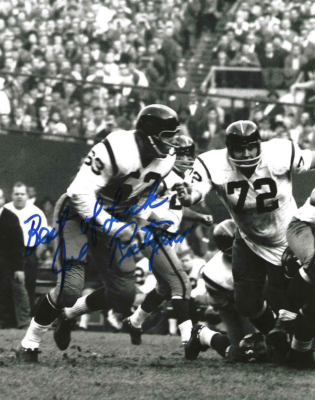 AUTOGRAPHED JOE RUTGENS 8X10 Washington Redskins Photo