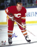 Autographed KEN SABOURIN 8X10 Calgary Flames Photo