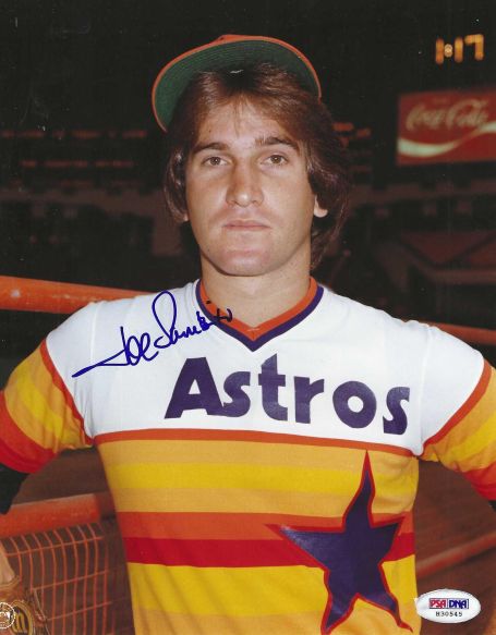 AUTOGRAPHED JOE SAMBITO 8x10 Houston Astros Photo PSA/DNA Hologram