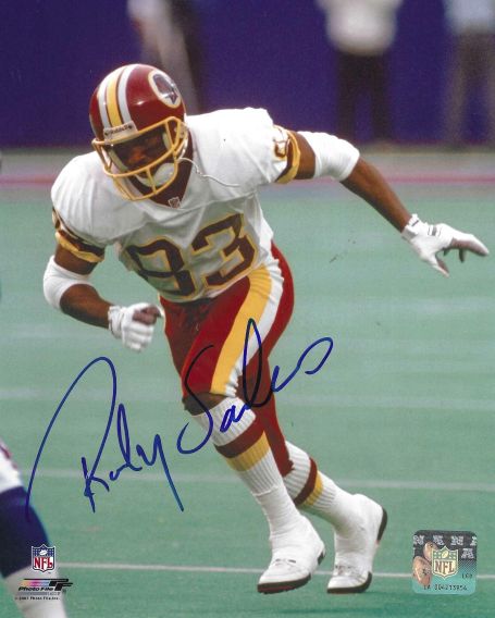 Autographed RICKY SANDERS 8x10 Washington Redskins Photo