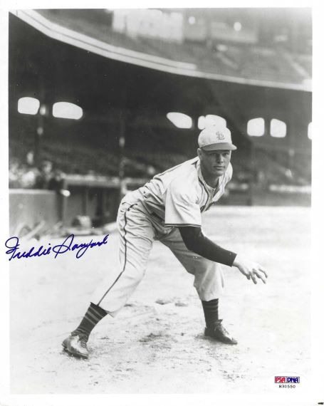 AUTOGRAPHED  FREDDIE SANFORD 8x10  St. Louis Browns Photo PSA/DNA