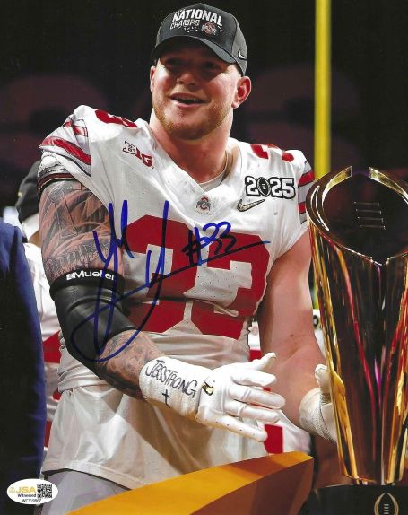 Autographed JACK SAWYER 8X10 Ohio State Buckeyes Photo JSA