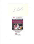 Autographed FRAN TARKENTON 3x5 INDEX CARD JSA
