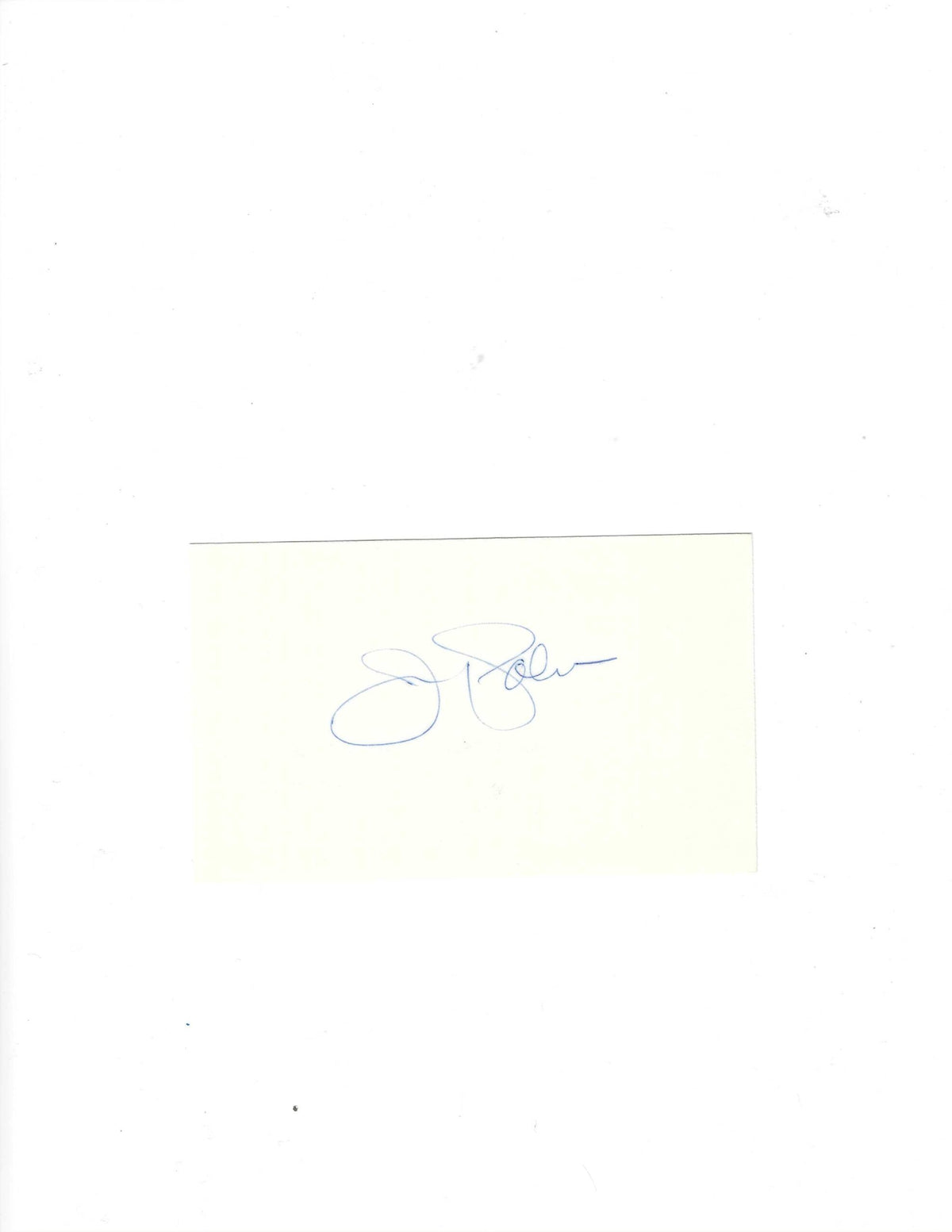 AUTOGRAPHED SIGNED JIM PALMER HOF 3x5 Index card