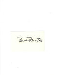 AUTOGRAPHED SIGNED ROBIN ROBERTS 3x5 Index card