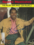 Autographed O.J. SIMPSON  Sports Illustrated Magazine JSA Authenticated
