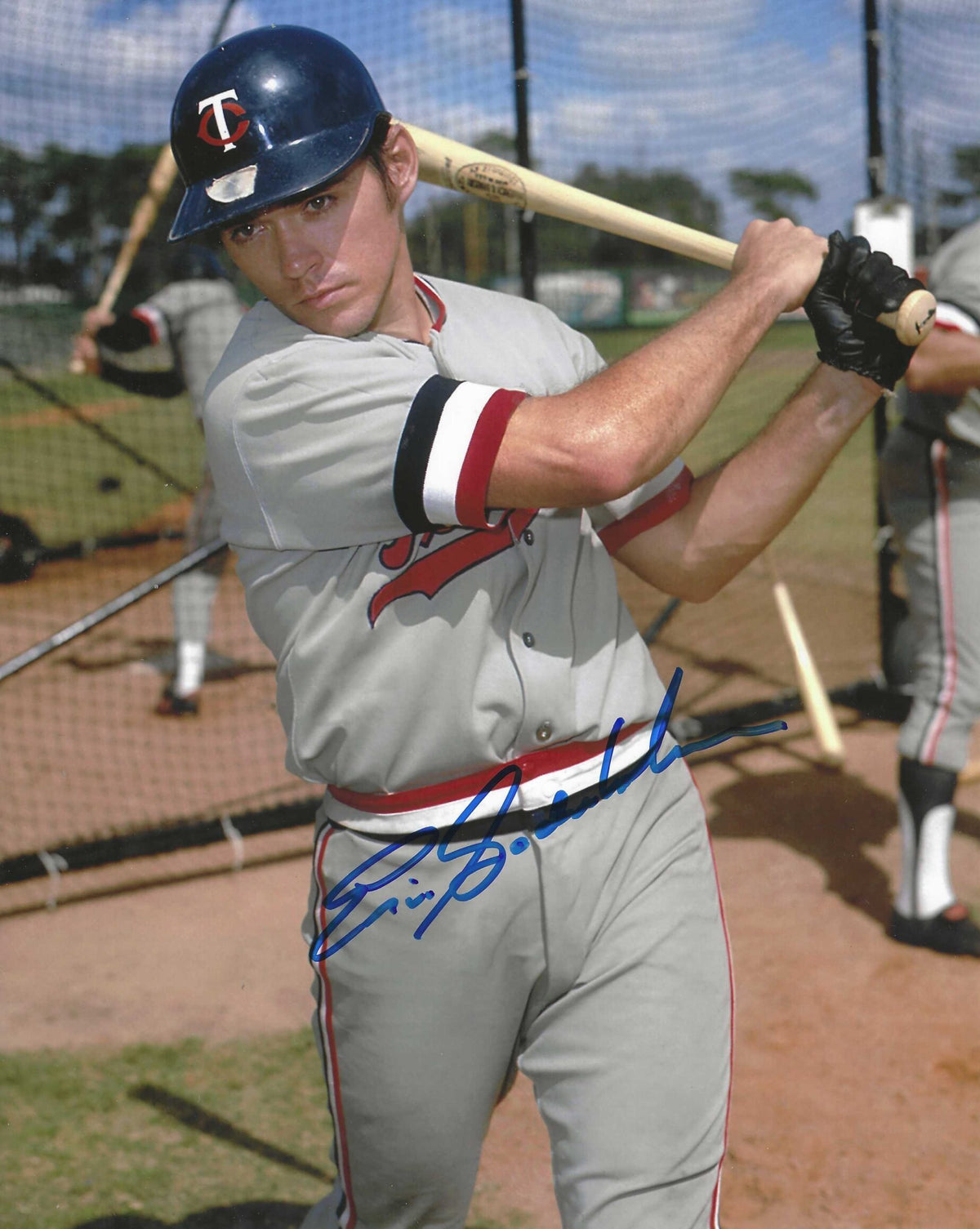 AUTOGRAPHED ERIC SODERHOLM 8X10 Minnesota Twins photo