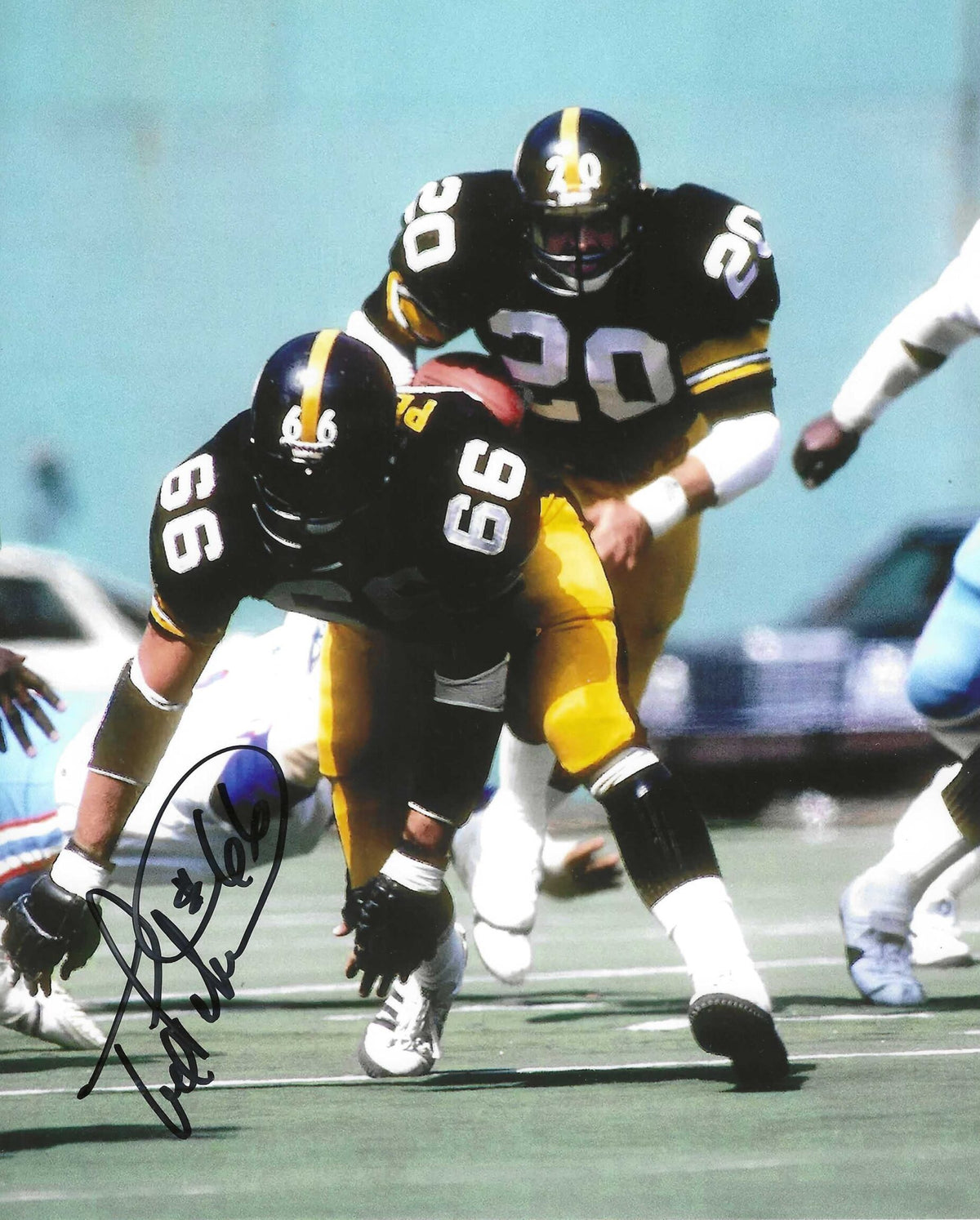 Autographed TED PETERSEN PITTSBURGH STEELERS 8x10 photo