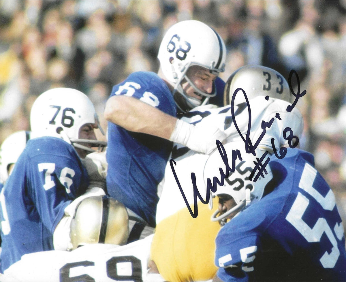 Autographed MIKE REID 8X10 Penn State NITTANY LIONS Photo