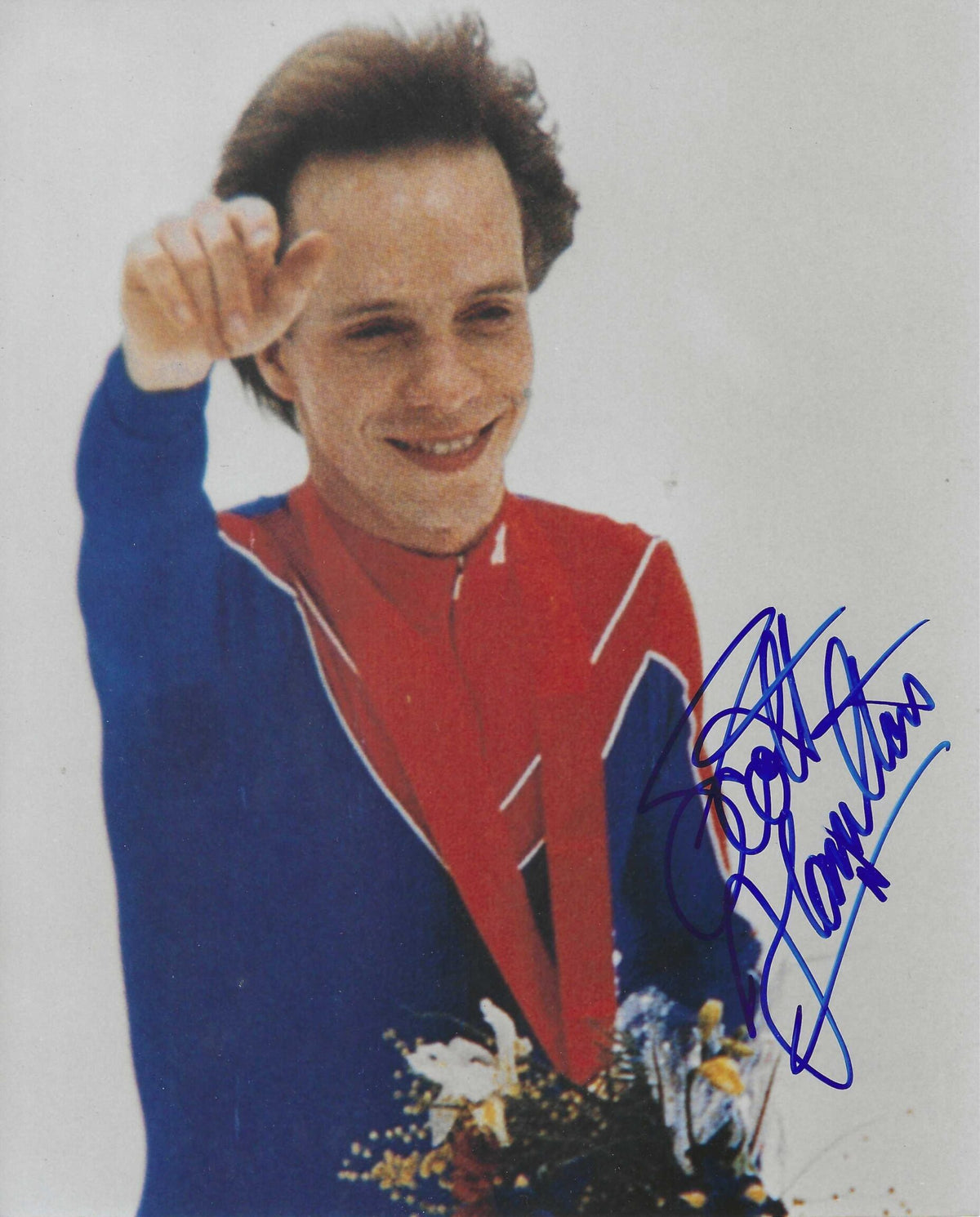 Autographed  SCOTT HAMILTON 8x10 Photo - Winter Olympics Figure Skating