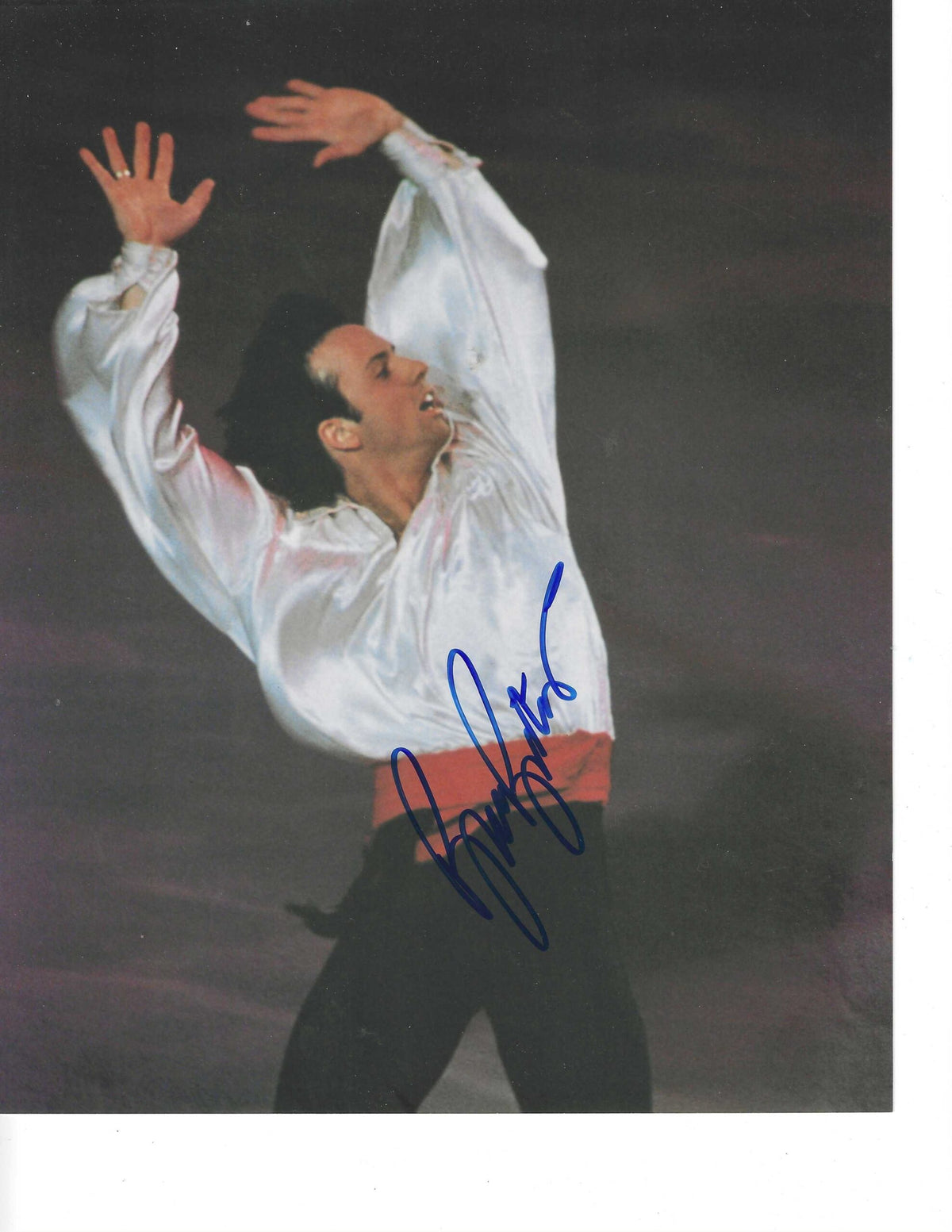 Autographed  BRIAN BOITANO 8x10 Photo - Winter Olympics Figure Skating