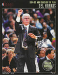 Autographed DEL HARRIS 9.5"x12" Dallas Mavericks Hoops photo
