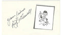 AUTOGRAPHED SIGNED RIP SEWELL 3x5 Index card