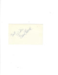 AUTOGRAPHED SIGNED DEAN CHANCE 3x5 Index card