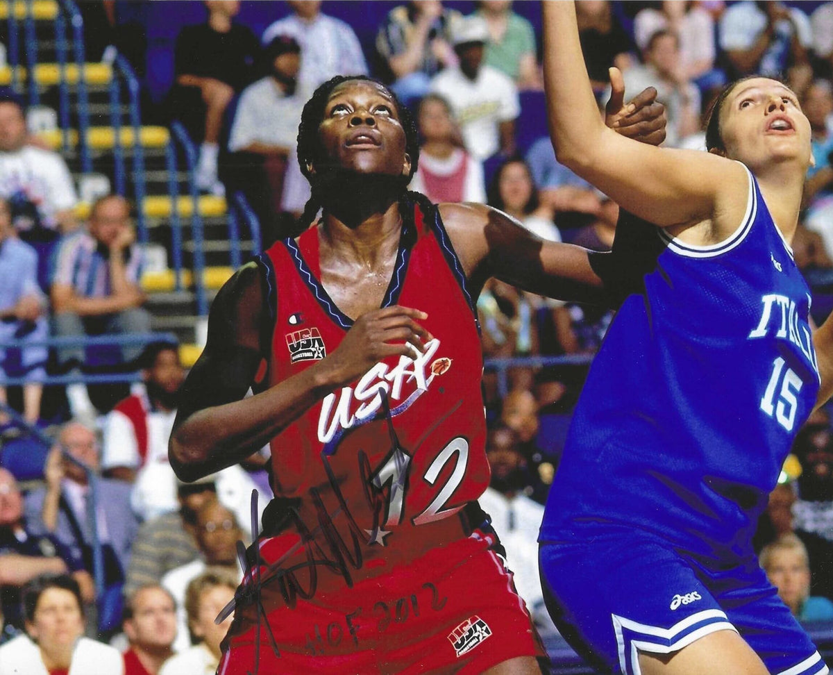 Autographed KATRINA McCLAIN 8X10 HOF photo