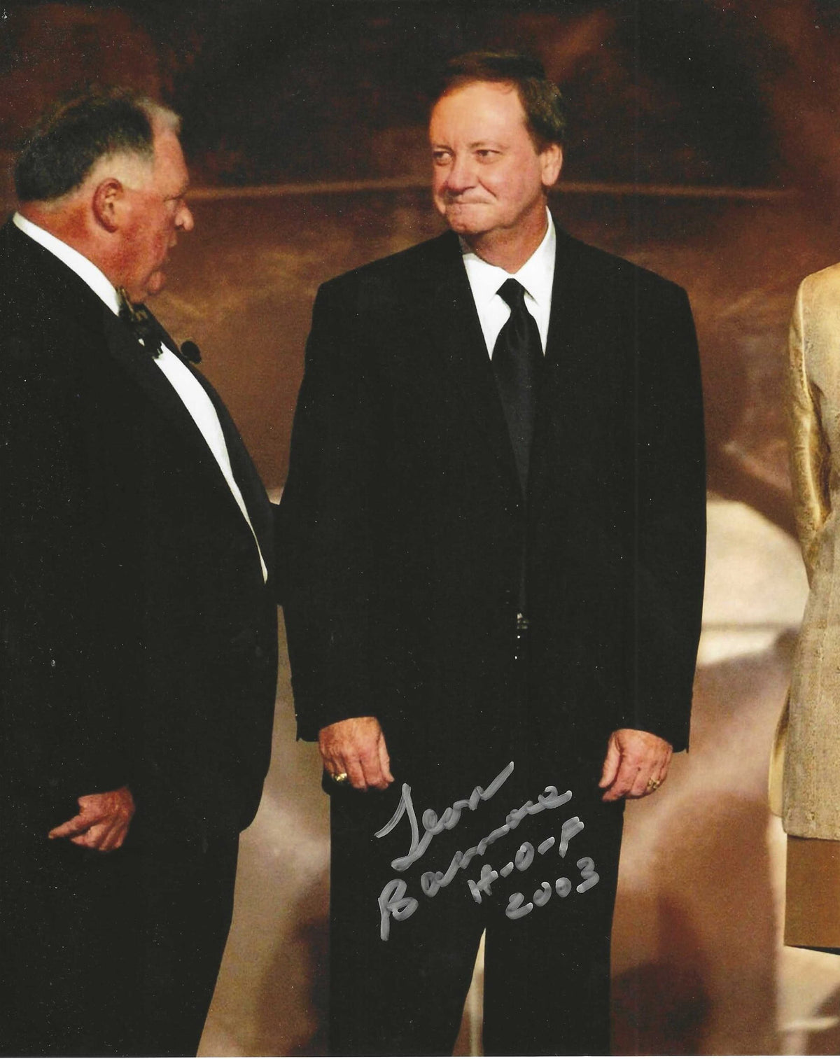 Autographed LEON BARMORE Louisiana Tech Lady Techsters 8X10 HOF photo