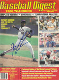 Autographed DWIGHT DOC GOODEN New York Mets Baseball Digest Yearbook Magazine 1986