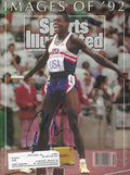 Autographed Carl Lewis Sports Illustrated Magazine 12/28/92-1/4/93 w/COA