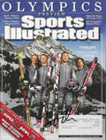 Autographed Bode Miller Skiing Sports Illustrated Magazine 2/6/2006