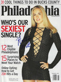Autographed Heather Mitts Philadelphia Magazine June 2002