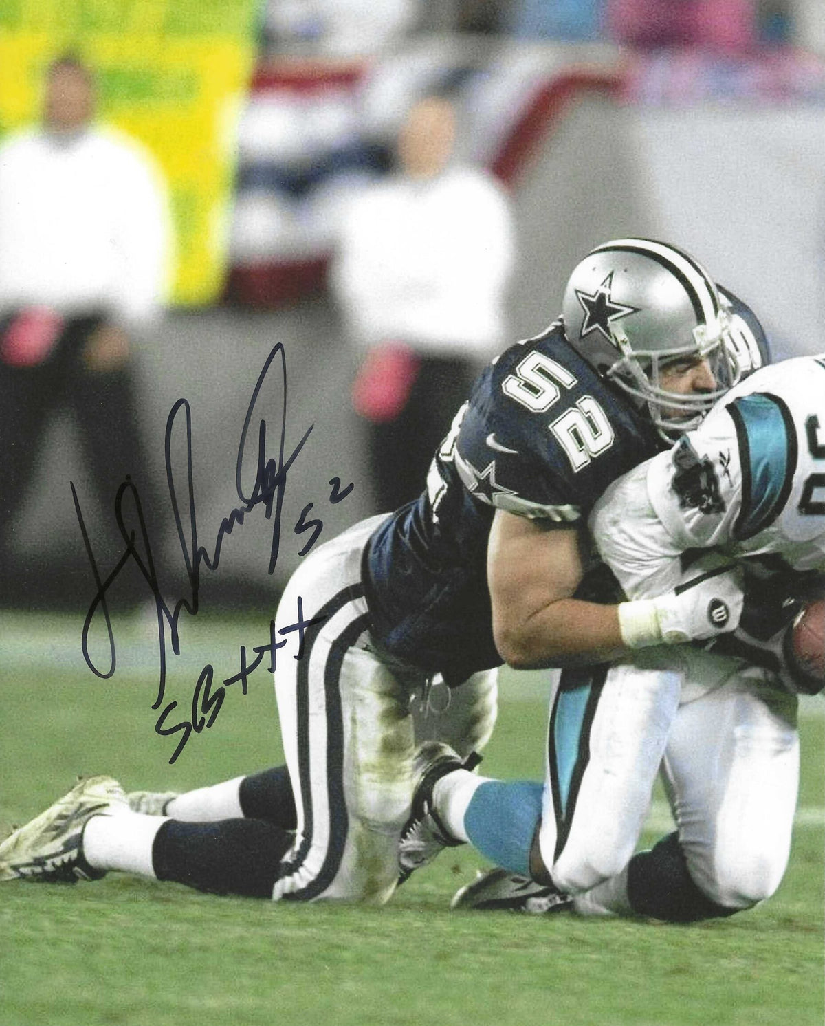 Autographed JIM SCHWANTZ 8x10 Dallas Cowboys Photo