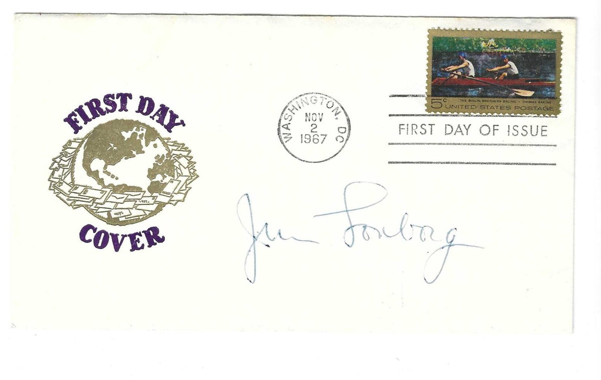 Autographed Jim Lonborg  Boston Red Sox Cachet Cover