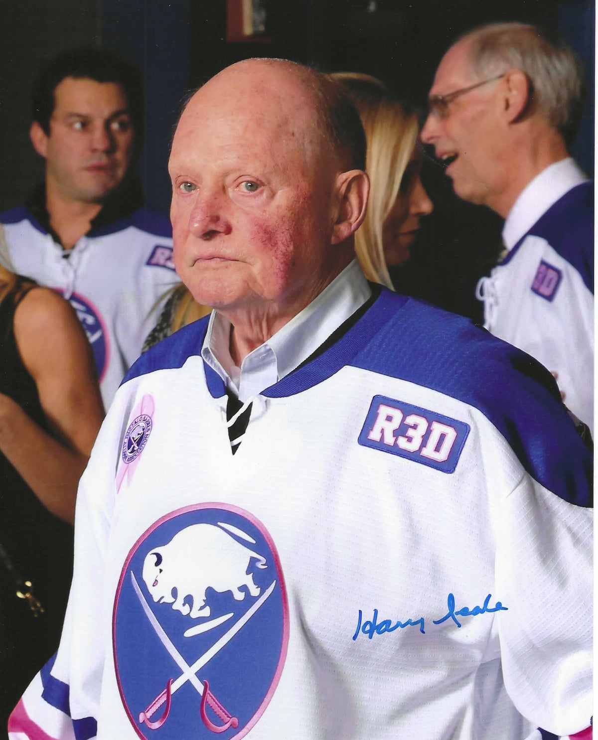 Autographed HARRY NEALE 8X10 Buffalo Sabres Photo
