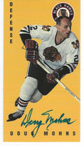 Autographed 1994 Parkhurst DOUG MOHNS Chicago Blackhawks Tall Boy card