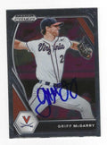 Autographed GRIFF McGARRY Philadelphia Phillies 2021 Prizm Card