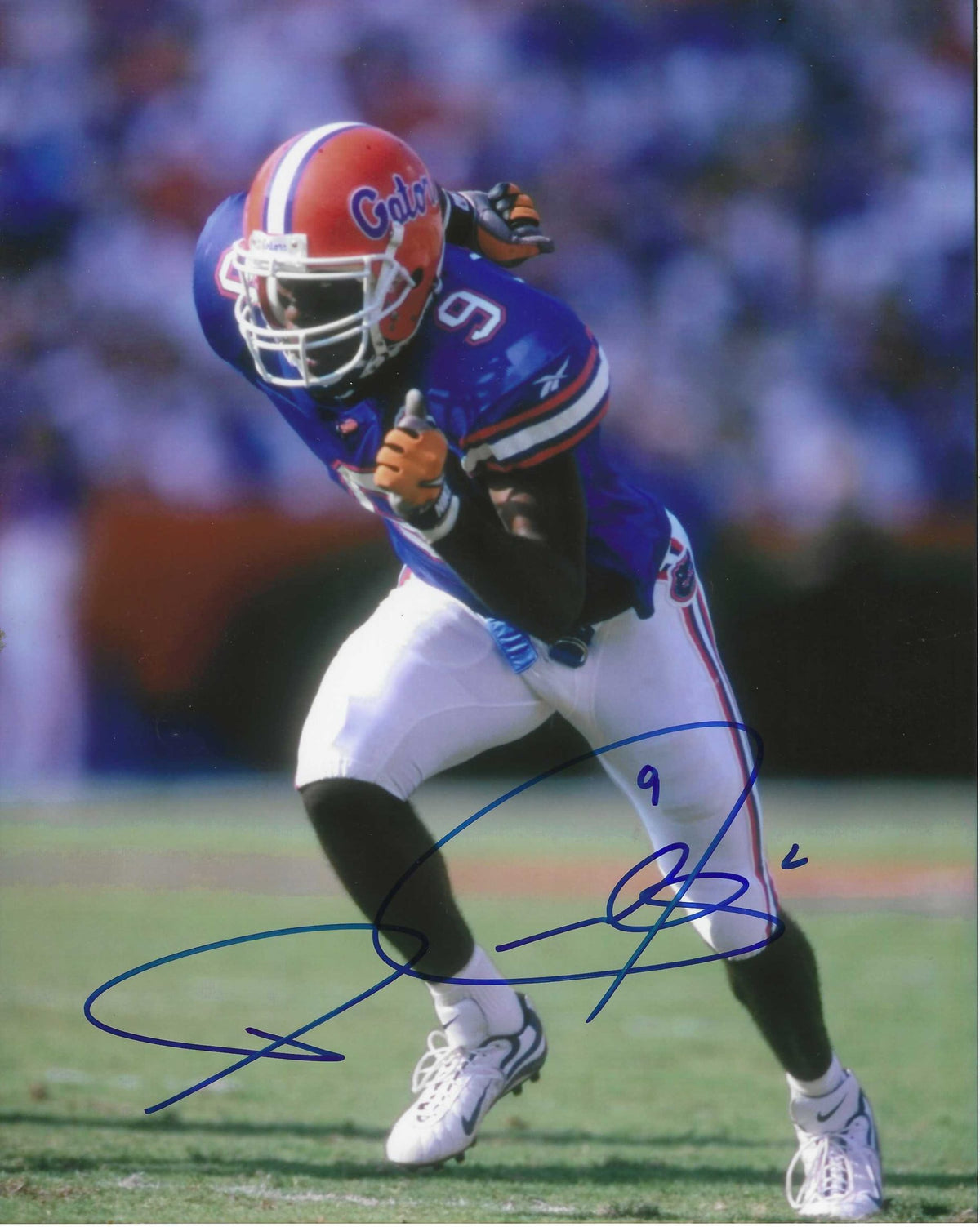 Autographed DARRELL JACKSON 8X10 Florida Gators Photo