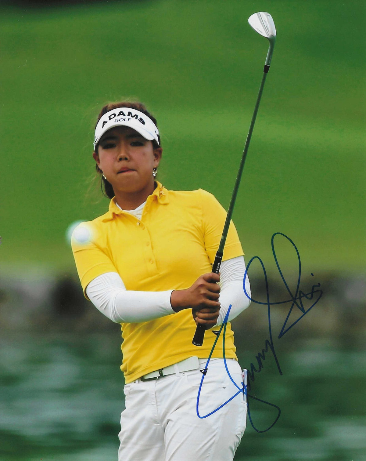 Autographed JENNY SHIN 8x10 LPGA Tour Photo