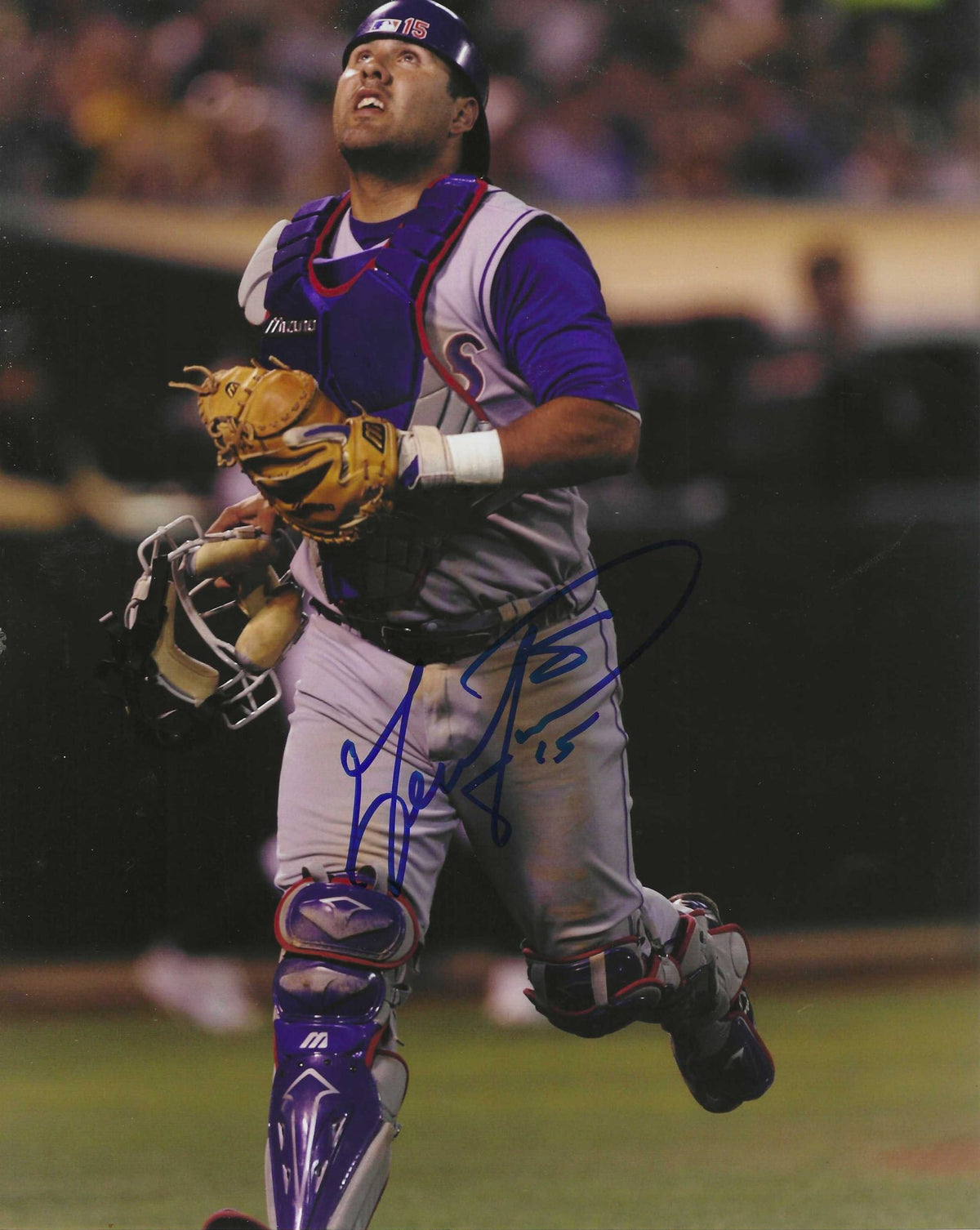 AUTOGRAPHED GERALD LAIRD 8X10 Texas Rangers photo