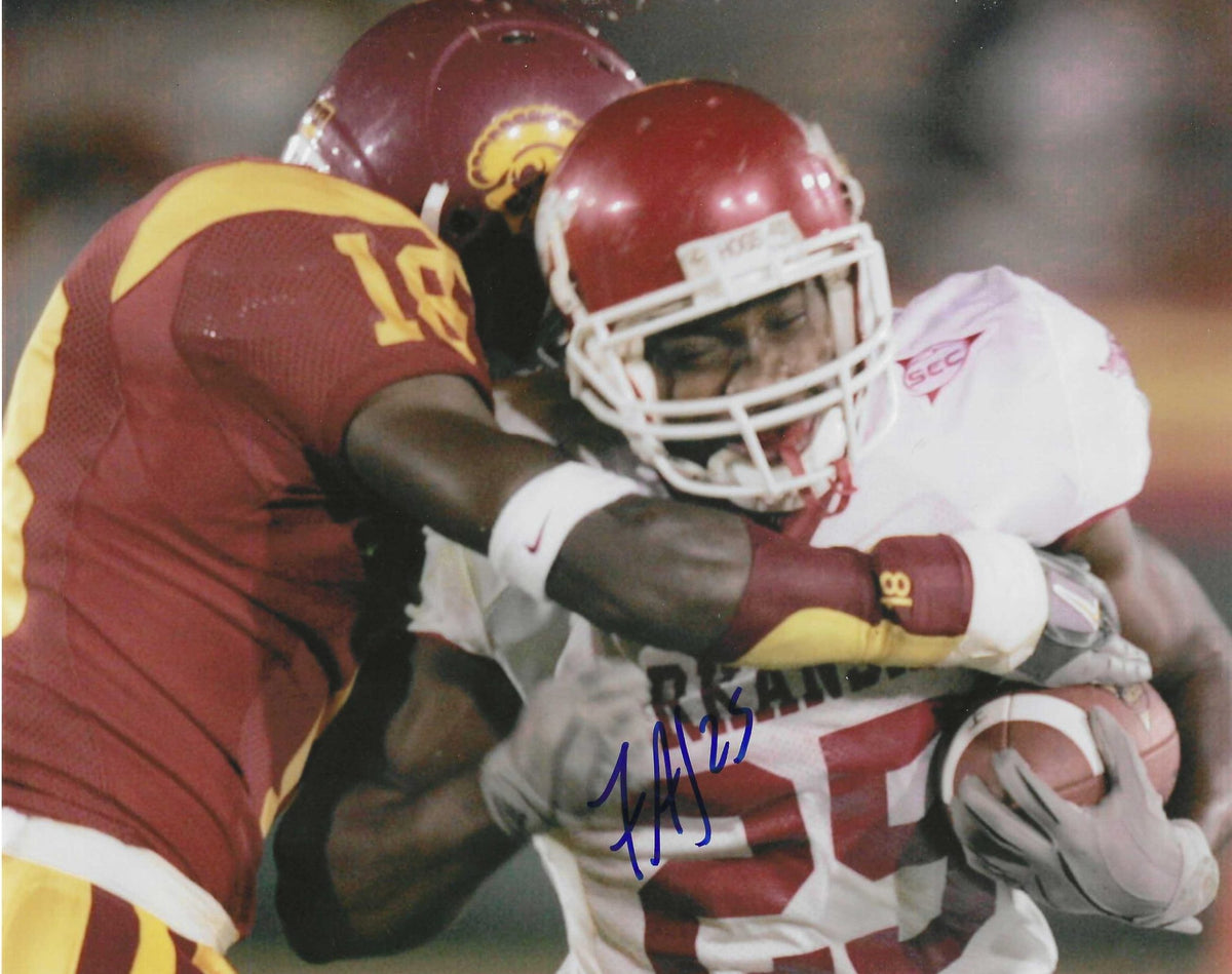 AUTOGRAPHED FELIX JONES ARKANSAS RAZORBACKS 8X10 Photo