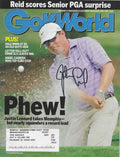 Autographed JUSTIN LEONARD Golf World Magazine 6/3/2005