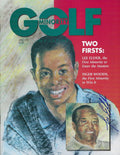 Autographed LEE ELDER PGA Minority Golf Magazine April 1997