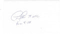 AUTOGRAPHED TIM FOLI Pittsburgh Pirates 79 WSC 3x5 Index card
