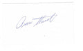 AUTOGRAPHED RENNIE STENNETT Pittsburgh Pirates 3x5 Index card