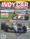 Autographed MICHAEL ANDRETTI Indy Car Racing Magazine Oct 1996