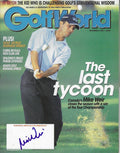 Autographed MIKE WEIR Golf World Magazine 11/9/2001